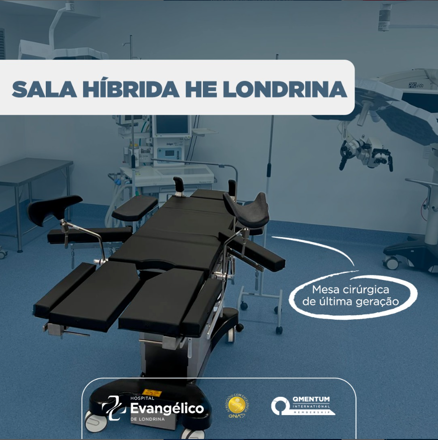 Conheça a nova sala híbrida do Hospital Evangélico de Londrina